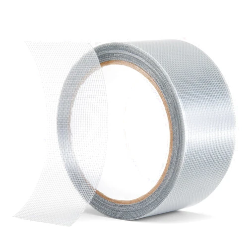 Amanbo Grey Window Screen Repair Tape, 2 in X 30 FT (360IN) Screen Repair Kit for Windows or Doors, Strong Adhesive Screen Patch Repair Kit Fiberglass Screen Tape Mesh Repair