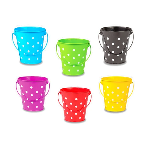 Teacher Created Resources Multi Color Polka Dots Bucket Sets (TCR6077)