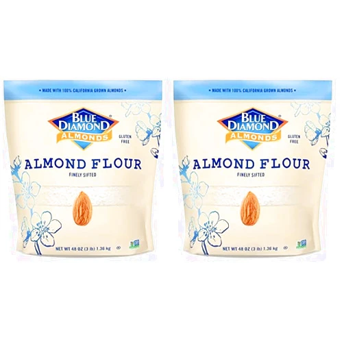 Blue Diamond Almonds Almond Flour, Gluten Free, Blanched, Finely Sifted, 48 oz (Pack of 2)