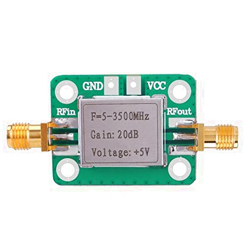 Hilitand LNA 5-3500MHzf 20db Amplifier Module, RF Amplifier, Radio Frequency Low Noise Amplifier with Shielding Box