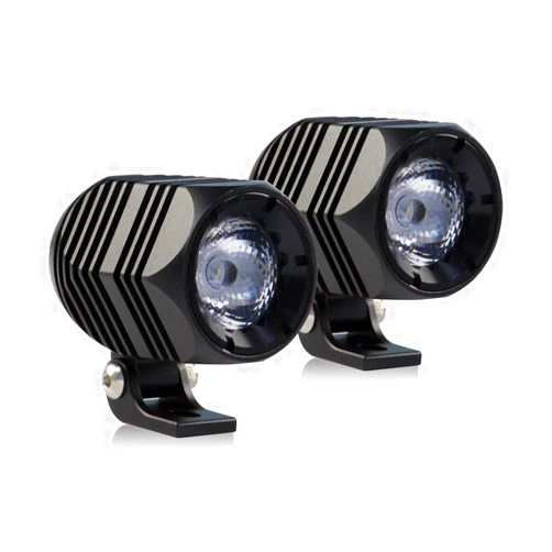 Handster Motorcycle Fog Light 2inch Cool White LED Pod Lights IP68 Waterproof Spot Auxiliary Driving Lamp 2PCS for 4x4 Off road Truck Marine and Heavy Duty