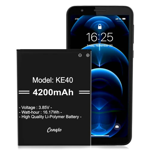 Conqto Battery for KE40,[4200mAh] High Capacity Replacement Battery Compatible with Motorola Moto E6, XT2005, XT2005-3, XT2005-4, XT2005-1