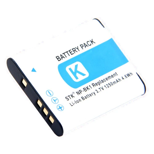 STK/SterlingTek STK NP-BK1 NP-FK1 Battery for Sony Cybershot MHS-PM5 DSC-W180 MHS-CM5 DSC-W370 DSC-S980 DSC-S750 DSC-S780 DSC-S950 DSC-W190 MHS-CM1 MHS-PM1 cameras