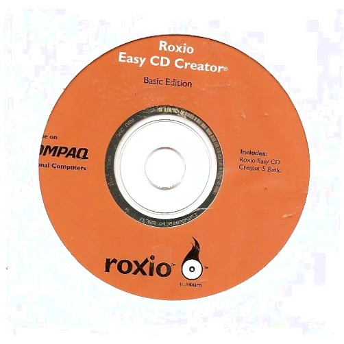 Roxio Easy CD Creator Basic Edition (For use on COMPAQ Personal Computers)