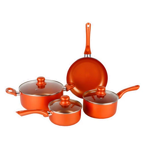Brentwood Appliances BPS-107C 7-Piece Nonstick Copper Cookware Set