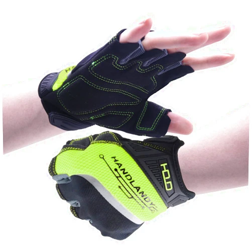 AIGEVTURE Fingerless Work Gloves for Men,Framer Driving Working Gloves,All-Purpose,Performance Fit, Breathable,Durable