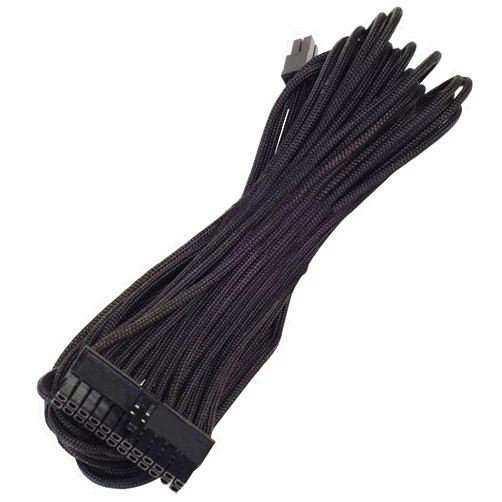 SilverStone Technology PP06B-MB55 Individually Sleeved Full-Length Cable for Silverstone Power Supplies, ATX 24pin, SST-PP06B-MB55-X
