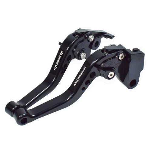 MTCRIGHTER Compatible with Kawasaki Ninja ZX-10R / RR/KRT/SE 2016-2020 Short Brake Lever Clutch Lever, CNC Aluminum Alloy Made (Black)