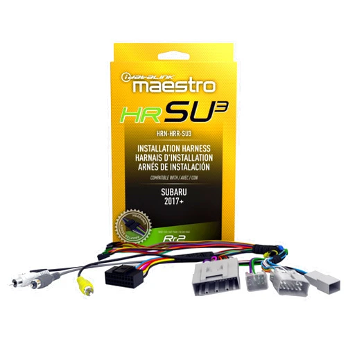 Idatalink Maestro HRN-HRR-SU3 T-Harness for Compatible Subaru Vehicles 2017+, Replace The Factory Radio While retaining Steering Wheel Controls & use of amp (ADS-MRR or ADS-MRR2 Module Required)