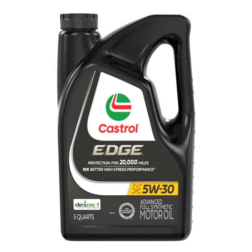 Castrol EDGE 5W-30 Advanced Full Synthetic Motor Oil, 5 Quarts
