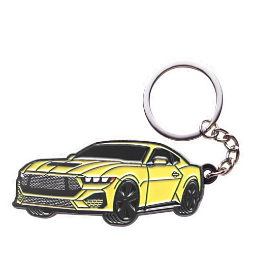 Zuxiaoyaya for Mustang Keychain Accessories-Key Chain Key Fob Cover for Ford Mustang GT 2022 2023 2024