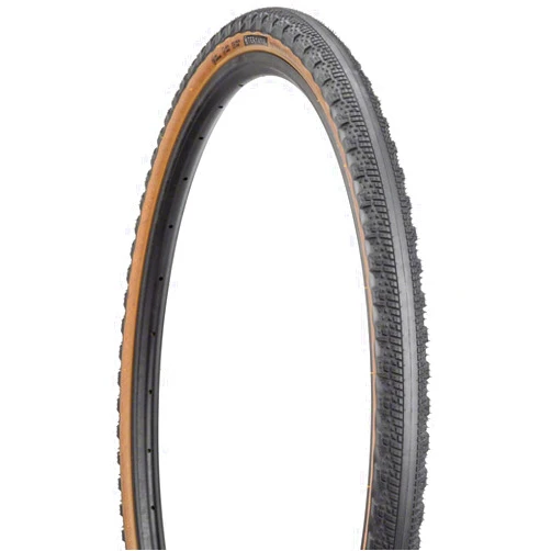 Teravail - Washburn Bicycle Tire | Light and Supple Casing | for Rough Pavement and Fast Gravel | 700 x 42 | Tan Sidewall