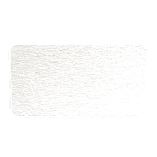 Villeroy & Boch Manufacture Rock Blanc Rectangular Serving Platter White for Meat, Fish and Vegetables, Premium Porcelain Blanc Serving Plate rectangular