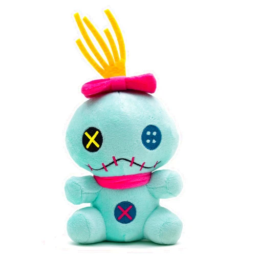 Buckle-Down Disney Dog Toy, Lilo and Stitch Scrump Sitting Pose Pet Toy, Plush