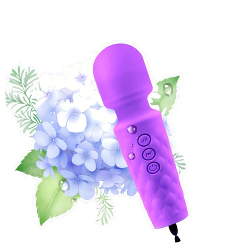 LUMIO Body Back Relaxation Massager - Mini - Travel - 9 Speeds 19 Modes - for Back - Foot - Arm Muscle Relaxation ((Purple))