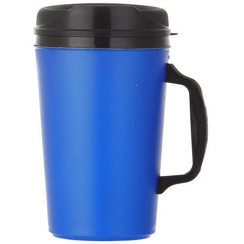 ThermoServ Foam Insulated Mug, 34-Ounce, Pearl Dark Blue