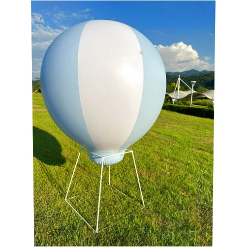 Milazul 5ft Half Hot Air Balloon with Stand, Inflatable Baby Party Decoration Balloon, Suitable for Indoor and Outdoor Use/Birthday Wedding/Children's Party/Exhibition