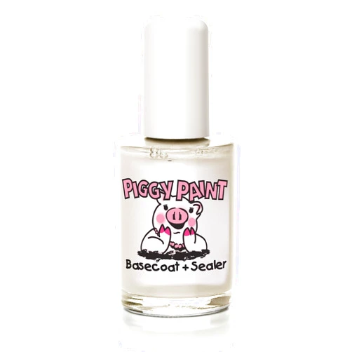 Piggy Paint | Girls Nail Polish | Cruelty-free, Vegan, & Low Odor for Kids | Base Coat + Sealer