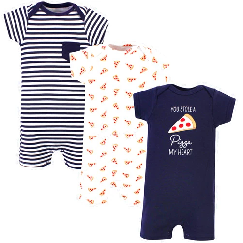 Hudson Baby Unisex Cotton Rompers