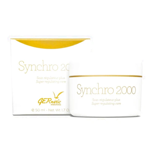 Gernetic International Gernetic Synchro 2000 Super Regulating Face Cream for Women Men, Moisturizer for Oily Combination Skin with Beeswax Calendula, 50ml/ 1.7 fl oz