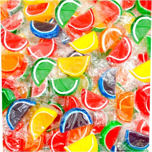 ILIKE! Fruit Slices Jelly Candy | 1.5 Pound Pack | Assorted Flavors | Old Fashioned Christmas Candy for Buffets & Holiday Gifting | Individually Wrapped Party Favors