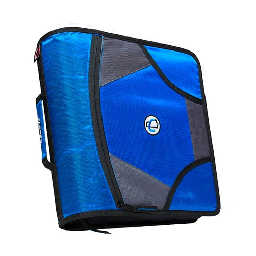 Case it King Size Mighty Zip Tab Binder, 3 Rings, 4