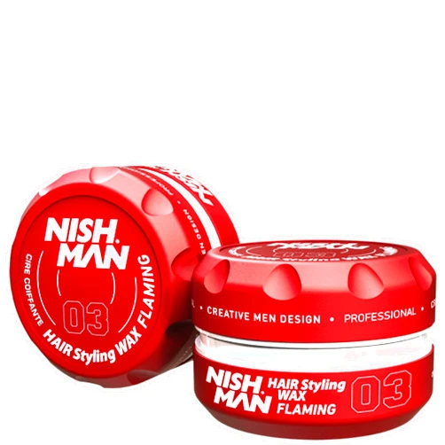 nishman Hair Styling Wax Series (150 ml, 03 Flamming)