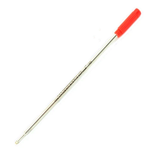 Monteverde Ballpoint Refill to Fit Cross Ballpoint Pens, Medium Point, Soft Roll, Red, 2 per Pack (C132RD)