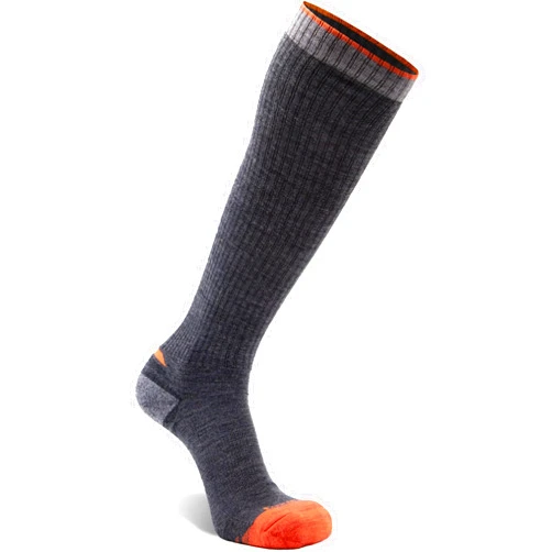 FOX RIVER Original Hunt Over-the-Calf Sock | Hunting Socks | Memory Knit | Moisture Wicking | Reinforced Toe and Heel | Grey | Medium