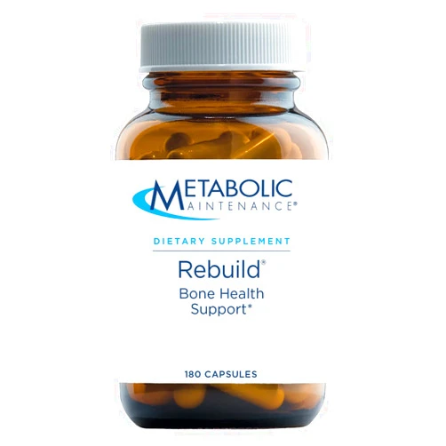 Metabolic Maintenance Rebuild - Bone Support Formula with Calcium, Vitamin D3 & K2, Zinc, Magnesium + Trace Minerals (180 Capsules)