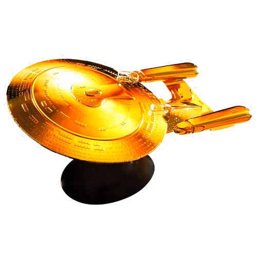Eaglemoss Collections Star Trek The Official Starships Collection | U.S.S. Enterprise NCC-1701-D 18K Gold Plated XL Edition by Eaglemoss Hero Collector
