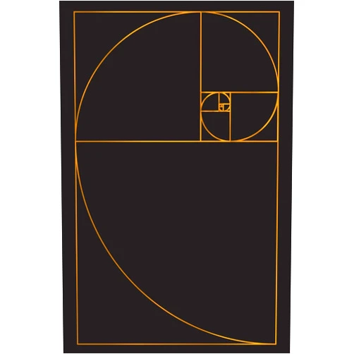 By fibonacci golden spiral (Author) The Golden Ratio Notebook: 6