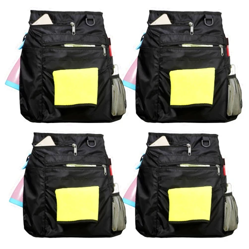 Bafelia Waterproof Cleaning Apron with 8 Pockets,Housekeeping Uniform Supplies,Durable Caddy Costume Work Apron