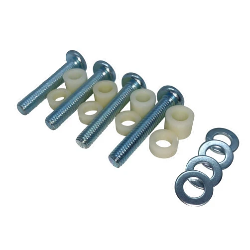 TV Bolts M8 Screws for Samsung TV M8x45mm TV Mounting Bolts Screws with ABS Spacers