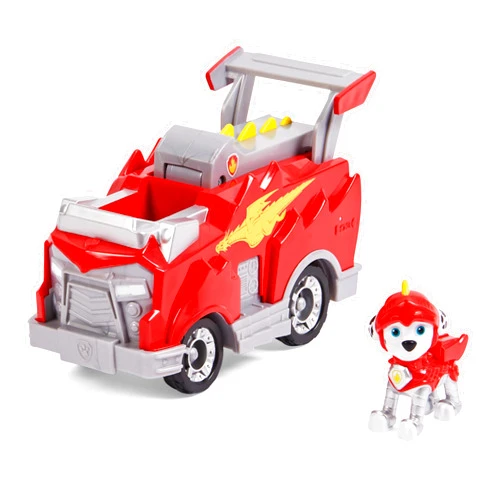 Paw Patrol, Rescue Knights Marshall Transforming Toy Car with Collectible Action Figure, Kids Toys for Ages 3 and up