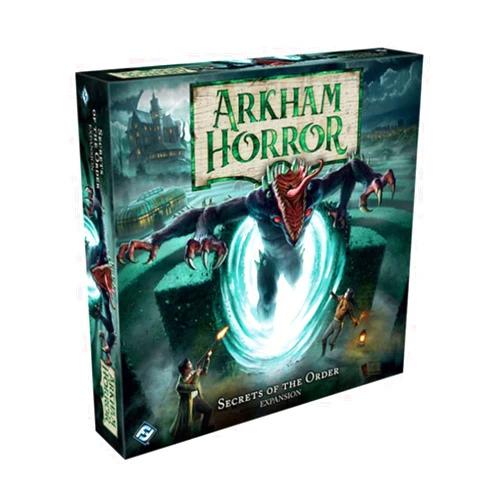 Asmodee Arkham Horror Secrets of The Order Board Game Expansion - New Investigators, Scenarios, and Horrors, Cooperative Mystery Game, Ages 14+, 1-6 Players, 2-3 Hour Playtime