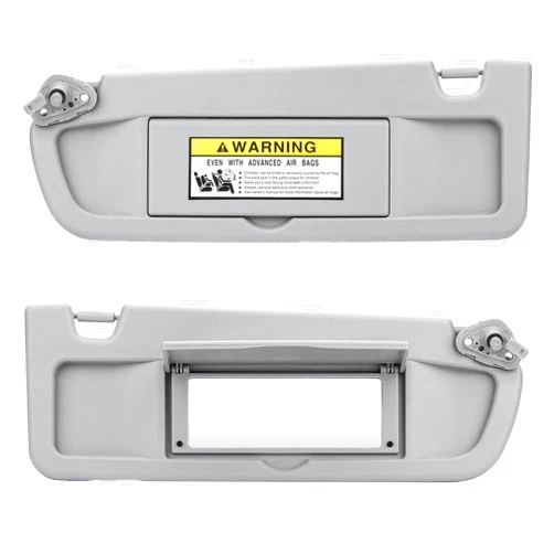 AEagle Left & Right Sun Visor for 2006-2011 Honda Civic EX LX Sedan SI Coupe, Driver & Passenger Sides Gray Sunvisor Replacement 83280-SNA-A01ZC 83230-SNA-A01ZC