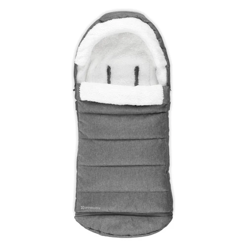 UPPAbaby CozyGanoosh Footmuff / Easily Attaches to UPPAbaby Strollers + RumbleSeat / Ultra-plush, Weather-Proof / Greyson (Charcoal Mélange)