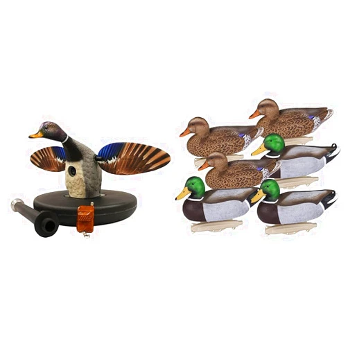 MOJO Outdoors MOJO Elite Series Floater Spinning Wing Duck Decoy for Duck Hunting