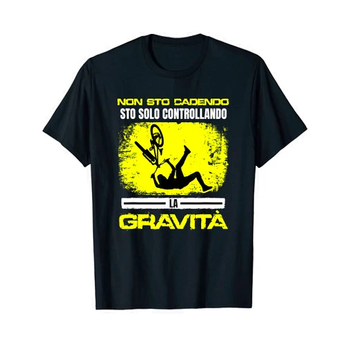 Bici Da Downhill Maglia MTB Abbigliamento Ciclista MTB Mountain Bike Man Funny Gravity Bike Gift T-Shirt