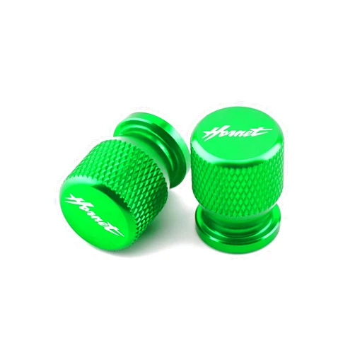 YOUCEE for Honda Hornet CB600F CB600 CB599 Goldwing Gl1800 Hornet 600 Motorcycle CNC Aluminum Wheel Tire Parts Valve Stem Caps Cover (Color : Green)