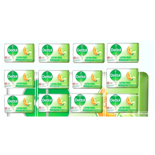 Dettol Antiseptic Soap Profresh Lasting Fresh 105g - Pack Of 12