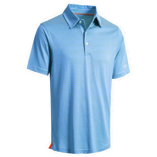M MAELREG Golf Shirts for Men Dry Fit Short Sleeve Print Performance Moisture Wicking Polo Shirt