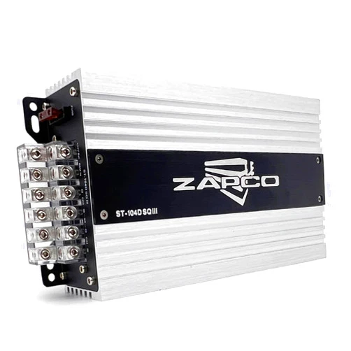 Zapco ST-104D SQ III 4-Channel 600W Class D Full Range Compact Amplifier