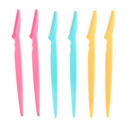 LEES A.M. 6 PC Eyebrow Razor Demaplane Tool for Women & Men Facial Eyebrow Trimmer Shaper Facial Hair Remover