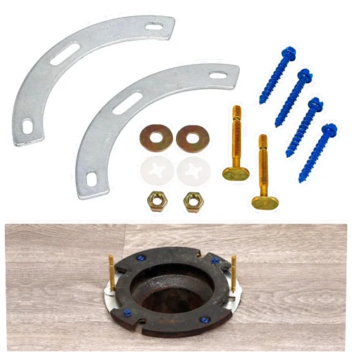 Fernco Fix-A-Flange Complete Universal Toilet Flange Water Closet Repair Kit