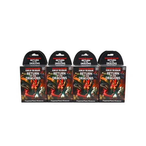 WizKids D&D Icons of The Realms: Return of The Dragons – 8 Ct. Booster Brick