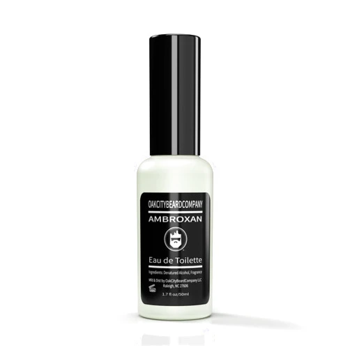 Oak City Beard Company Ambroxan - (1.7oz-50ml) - Cologne - Eau de Toilette - Amber - Velvety - Sweet - Musky - Perfume