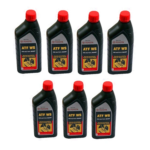 MyParts ATF WS Set of 7 Automatic Trans. Oil Fluids ATFWS Compatible with Lexus Scion Toyota