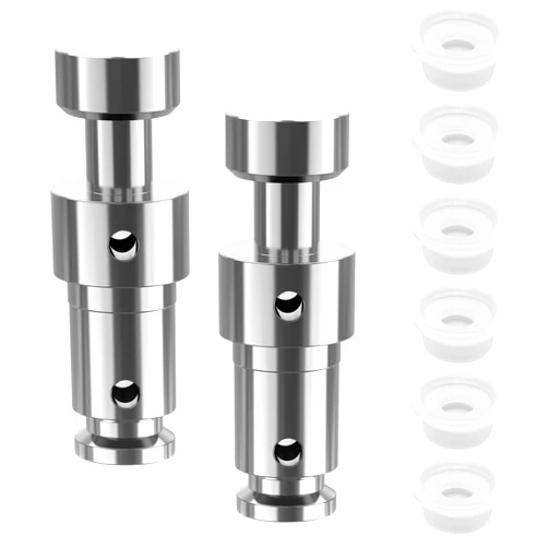 SMLBJUTE 2 Pcs Pressure Cookers Float Valve Universal Replacement Parts for Duo 3, 5, 6 Qt, Duo Plus 3, 6 Qt, Ultra 3, 6, 8 Qt, Lux 3 Qt with 6Pcs Silicone Sealer Gaskets